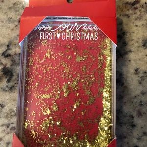 Glitter Frame. Our first Christmas